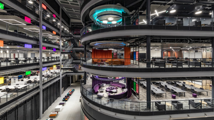 capital - resources - images - media centre - IMAGE - staff begin moving into new broadcast centre at l&g cardiff regeneration project
